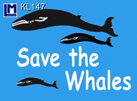 KL147: SAVE THE WHALES ( TIERE )