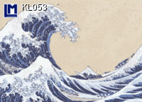 KL053: HOKUSAI - WELLE ( ART / ALTE MEISTER )