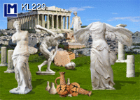 KL229: GREEK ANTIQUE STATUES ( ART )