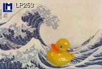 LP253: HOKUSAI WAVE WITH RUBBER DUCK ( ART / ANIMALS )