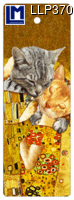 LLP370: GUSTAV KLIMT WITH CATS FACES ( ART / ANIMALS )