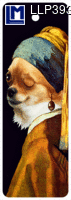 LLP393: VERMEER / WITH DOG FACE ( ART / ANIMALS )