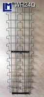 WH24Q: WALL RACK HOLD 24 DESIGNS HORIZONTAL