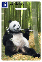 LTKL191: LUGGAGE TAG, GREAT PANDA ( ANIMALS )