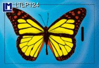 LTLP124: LUGGAGE TAG, BUTTERFLY