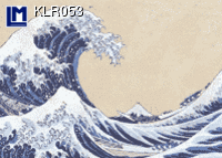 KLR053: HOKUSAI WELLE ( ART / ALTE MEISTER )