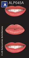 ALP045A: KISSING LIPS