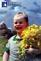 BR024: BOY AND GIRL ( FLOWERS )