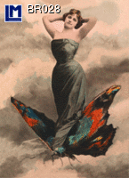 BR028: LADY ON A BUTTERFLY