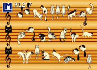 KL217: DANCING CATS( ANIMALS )