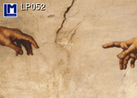 LP052: TOUCHING FINGERS , MICHELANGELO ( OLD MASTERS )