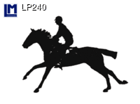 LP240: MUYBRIDGE, RACEHORSE / JOCKEY ( ART / ANIMALS  )