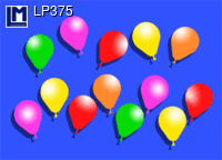 LP375: HAPPY BIRTHDAY BALLOONS
