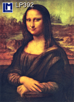 LP392: DA VINCI MONA LISA / SKELETON ( ART / OLD MASTERS )